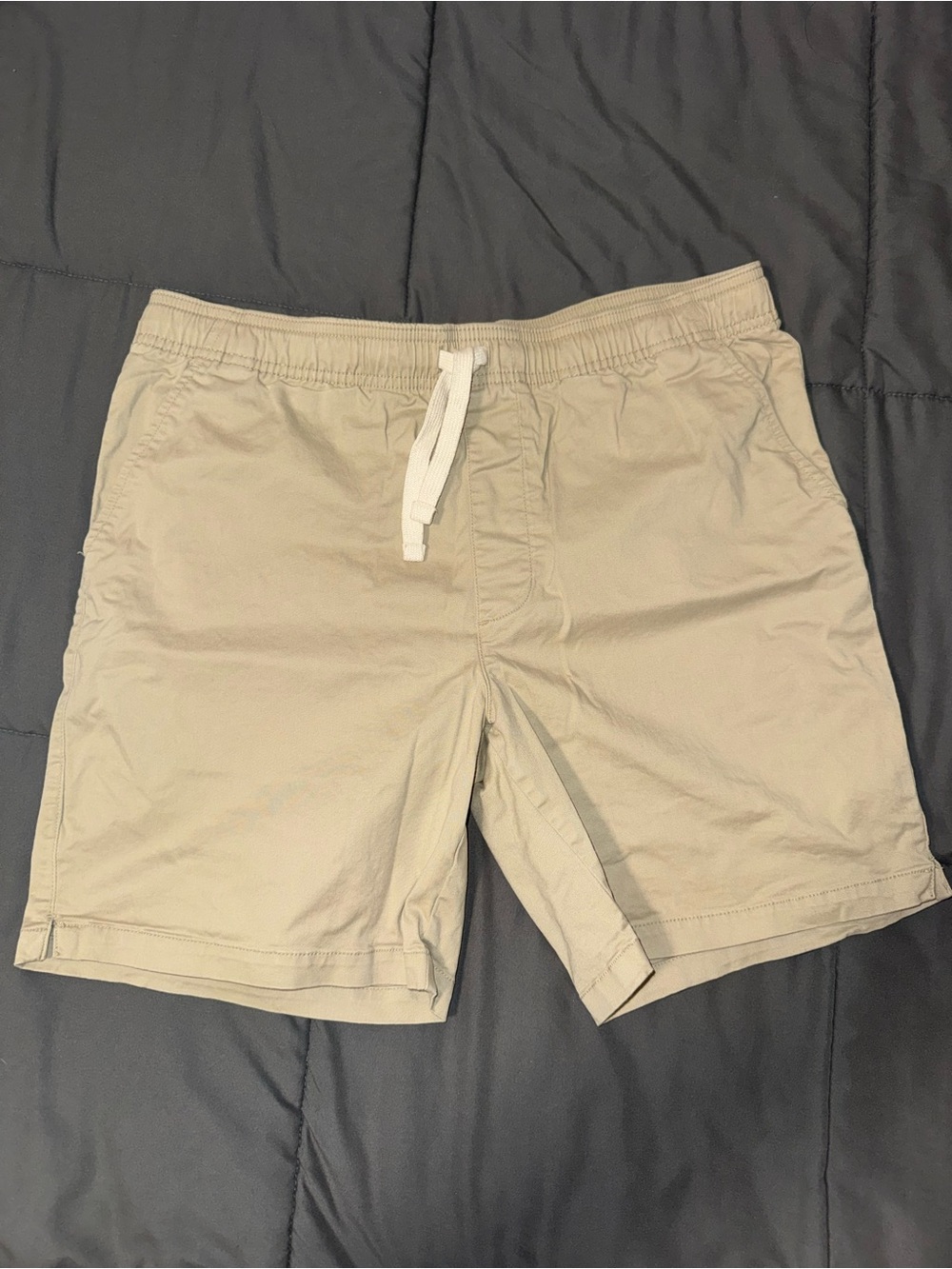 Goodfellow & Co Beige Drawstring Hybrid Shorts